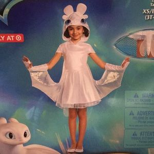 Dreamworks Light Fury Costume XS 3T-4T